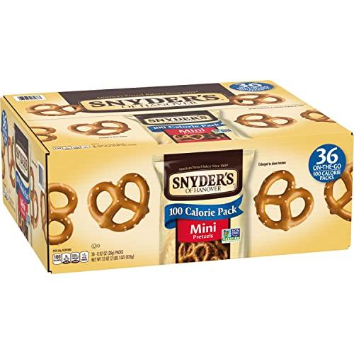 Snyder's of Hanover Snyder's of Hanover Mini Pretzels, 100 Calorie Individual Packs, 36 Ct