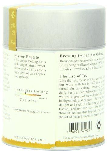 The Tao of Tea The Tao of Tea, Osmanthus Oolong Tea, Loose Leaf, 2.5 Ounce Tin (Pack of 2)