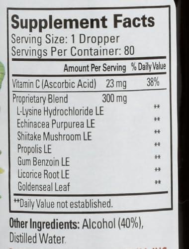 Quantum Quantum Health Super Lysine+ Immune System Liquid Extract, 2 Fl Oz
