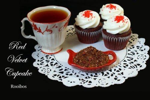 Simpson & Vail, Inc. Simpson & Vail, Red Velvet Cupcake Rooibos Tea Herbal Tisane, Dessert Collection - 2 Ounce Pkg / 25 Cups