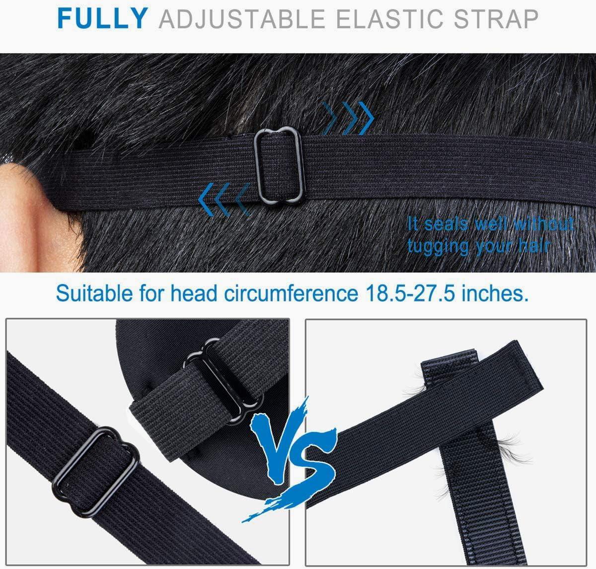 YIVIEW YIVIEW Sleep Mask for Side Sleeper Pack of 3, 100% Light Blocking 3D Eye Masks for Sleeping, Night Blindfold for Women Men