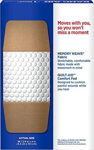 Band-Aid Band-Aid Flexible Fabric Bandages Extra Large All One Size - 10 ct, Pack of 3