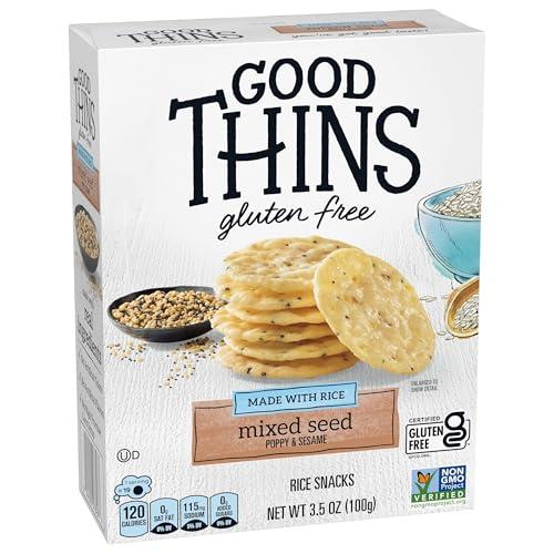 Good Thins Good Thins Mixed Seed Rice Snacks Gluten Free Crackers, 3.5 oz