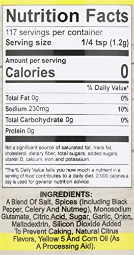 Adams Extract Adams Lemon Pepper Seasoning, 4.94 Ounce Bottle (Pack of 6)