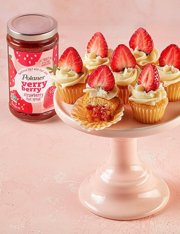 Polaner Polaner Verry Berry Fruit Spread, Strawberry, 15.25 Ounce