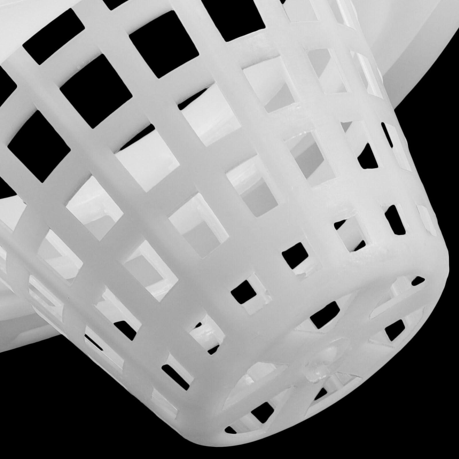 SOLUSTRE SOLUSTRE Plastic Mop Bucket Baskets, Cleaning Mop Bucket Drainage Basket Replacement Bucket Mop Cleaning Mop Strainer Basket for Mop Buckets Accessories White