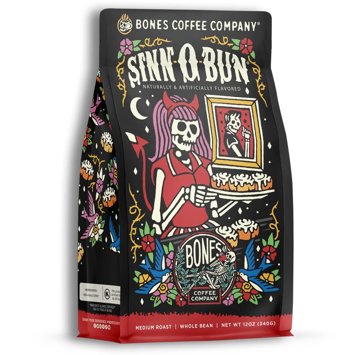 Bones Coffee Company Bones Coffee Company S\'morey Time and Sinn-O-Bunn 12 oz Ground Coffee Bundle
