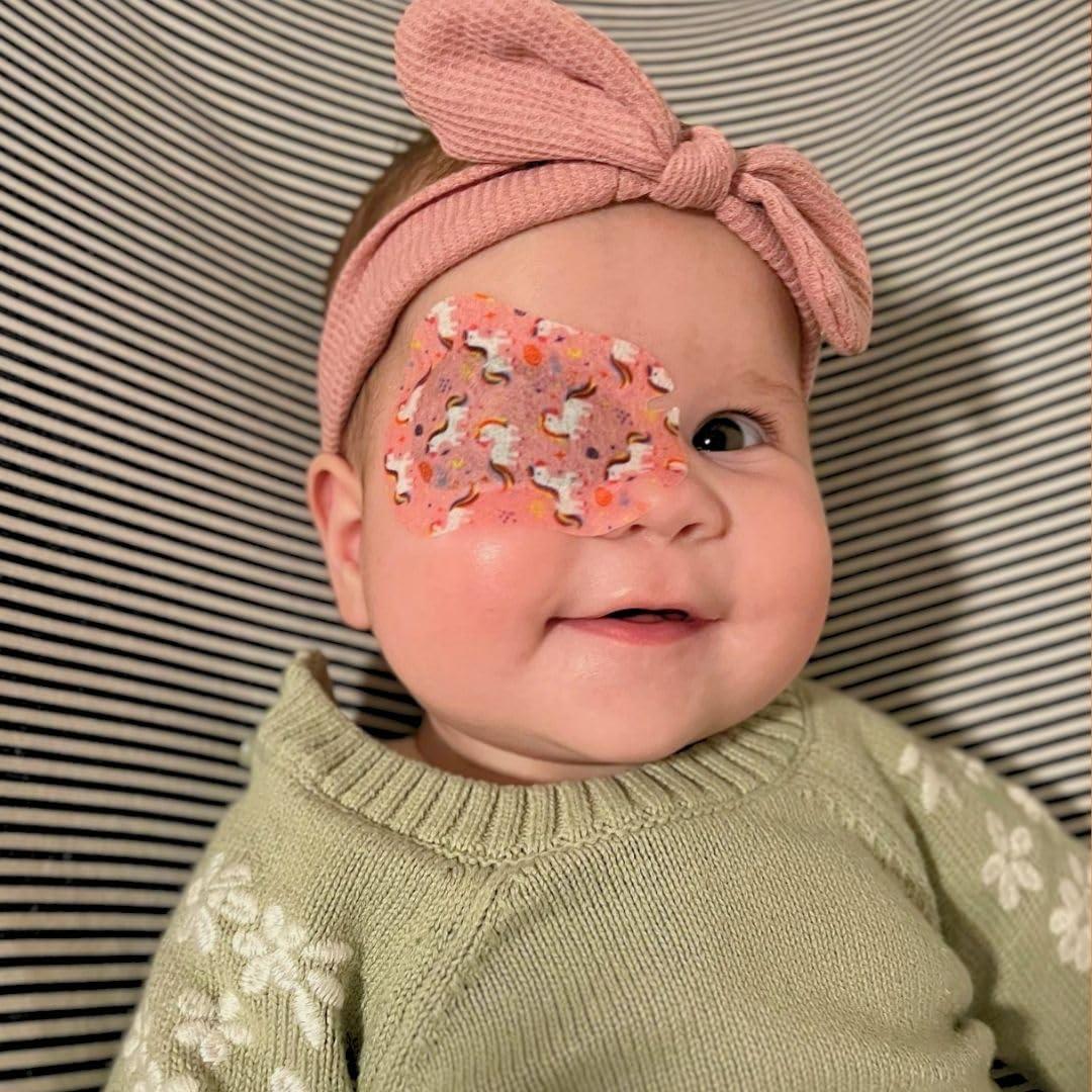 HIDE&SEE Eye Patches for Kids Skincare - Adhesive Kids Eye Patches for Lazy Eye (Dreamer) - Comfortable, Hypoallergenic Baby Eye Patch for Amblyopia Treatment - Includes Reward Chart (50 Pack)