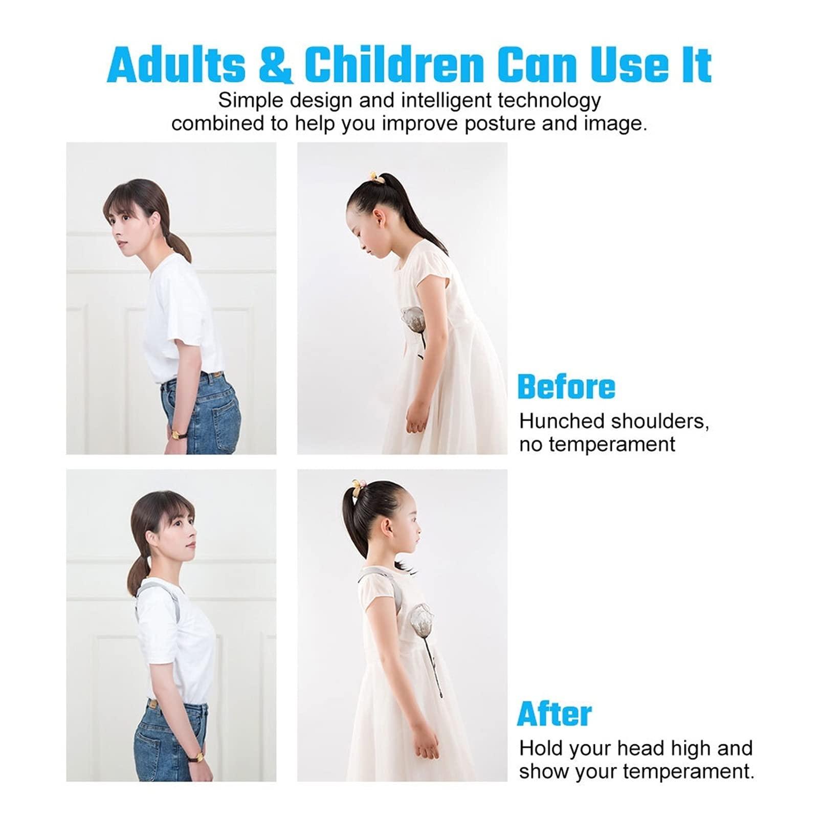 JBIVWW JBIVWW KJACR Electric Posture Corrector Back Brace Spine Stretcher Lumbar Vibration Massager Spine Deck Backbelt Support USB Rechargeable (Color : 1 Belt)