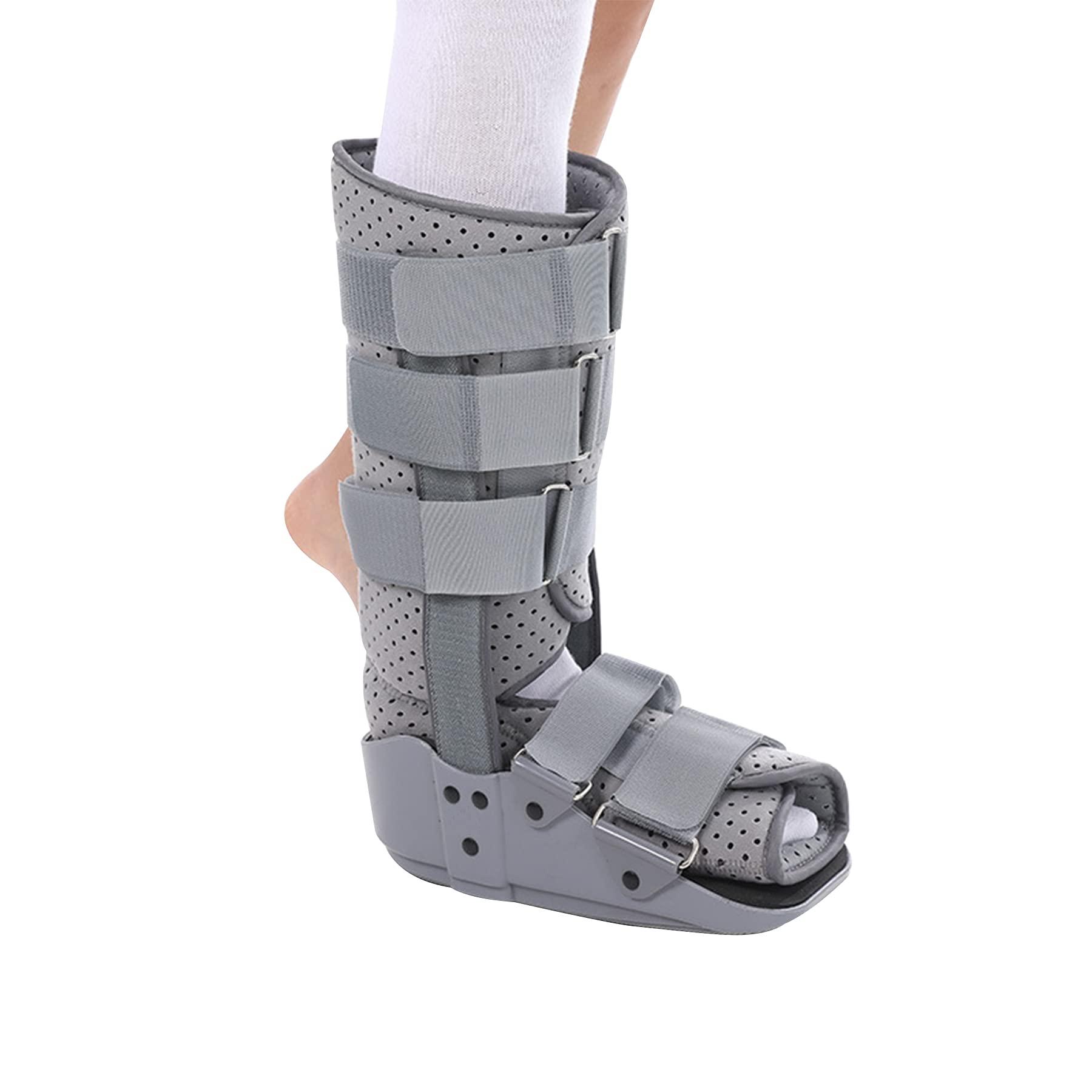 WILLQ Orthopedic Walker Boot for Ankle Foot Injuries Fracture Sprained Ankle Achilles Surgery Recovery Surgical Leg Cast Broken Foot Protection Healing and Boot Broken Toe Walking Boots,Small