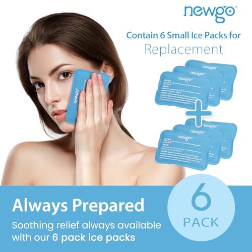 NEWGO NEWGO Bundle of Mini Ice Pack and Refillable Ice Pack 6 Pack