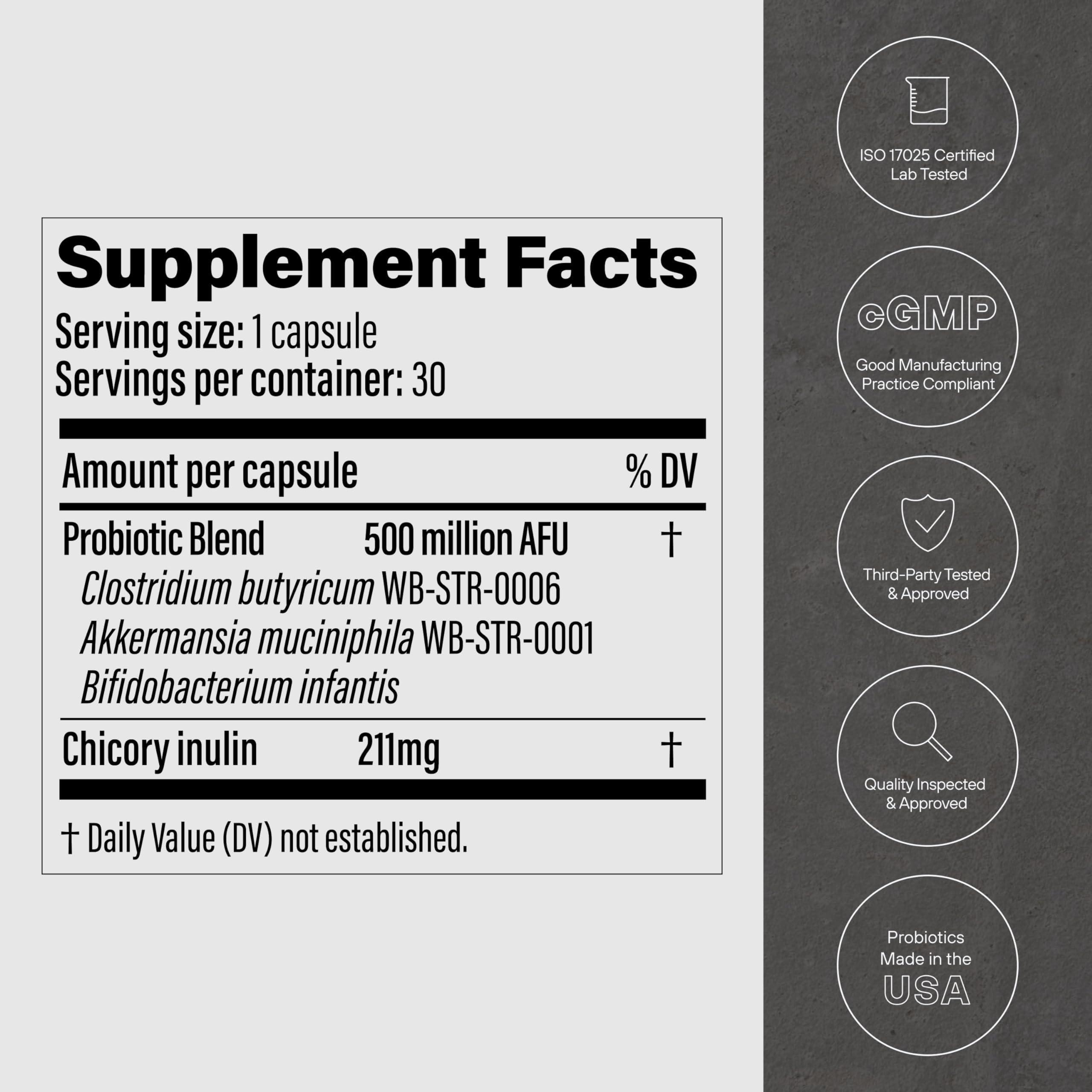 Pendulum Pendulum GLP-1 Probiotic (30 Capsules, 1-Pack) and Polyphenol Booster (60 Capsules, 1-Pack)