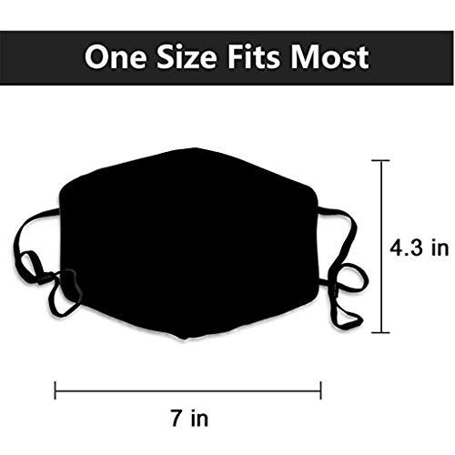 Lofiu Lofiu 5pcs Reusable Sport Outdoor Printed Cover for Dust Protection Washable Elastic Earloop Balaclava (M)