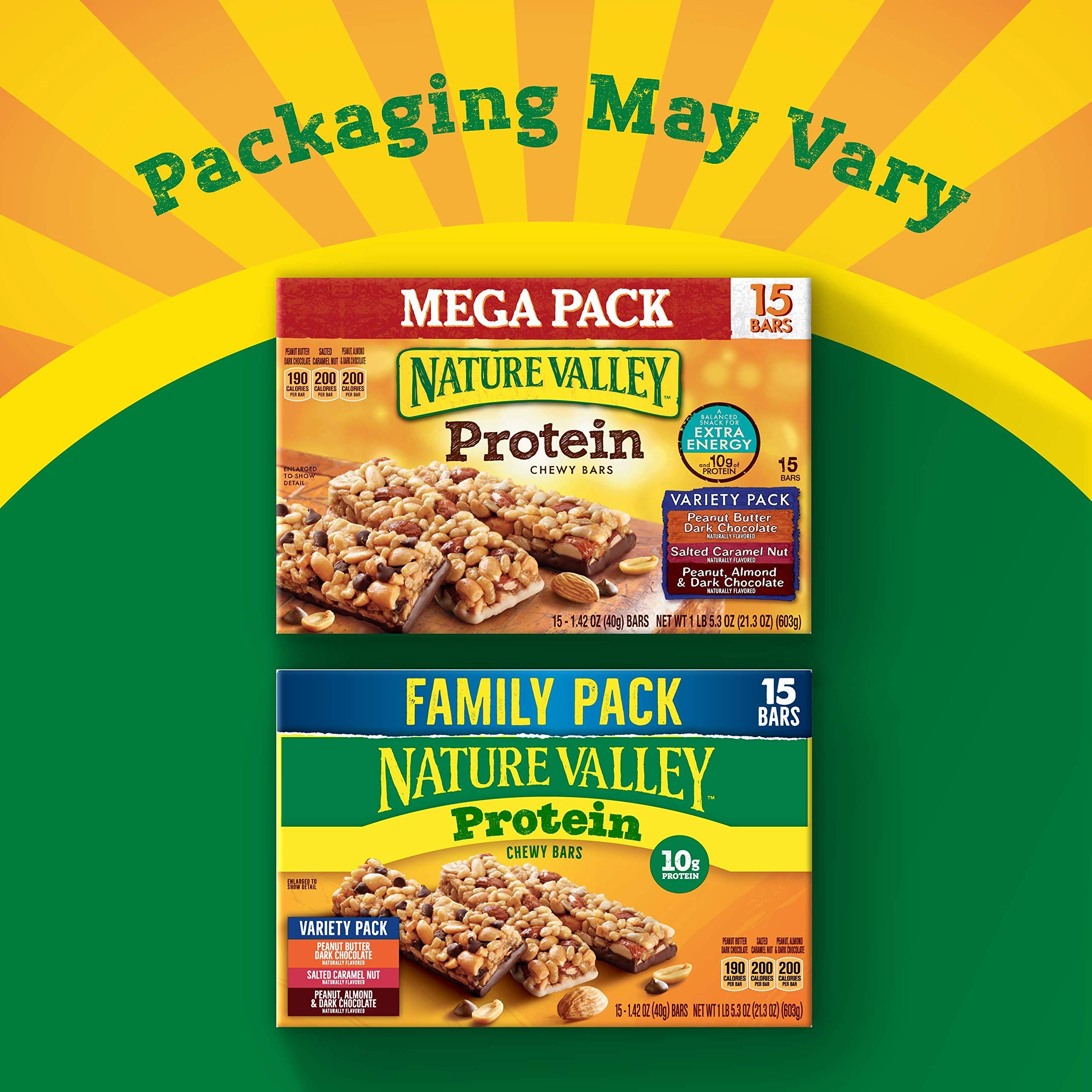 Nature Valley Nature Valley Protein Granola Bars, Snack Variety Pack, Chewy Bars, 15 ct, 21.3 OZ