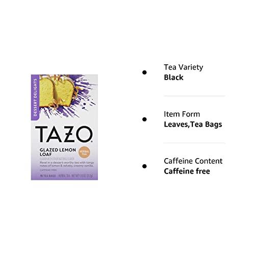 TAZO Tazo Tea Bags For a Delicious Flavored Tea Beverage Herbal tea Aromatic Blend with No Caffeine 15 count