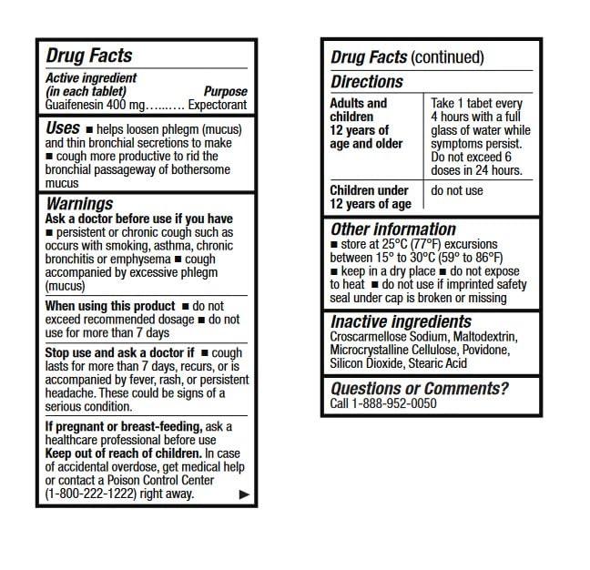 HealthA2Z HealthA2Z Mucus Relief | Guaifenesin 400mg | Immediate Release | No Benzene | Expectorant (150 Counts)