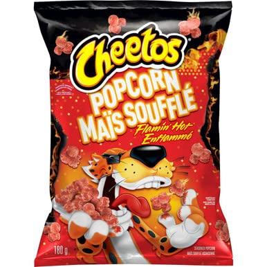 PepsiCo Foods Canada Cheetos Popcorn Flamin Hot Flavor, 180g/6.3 oz. {Imported from Canada}