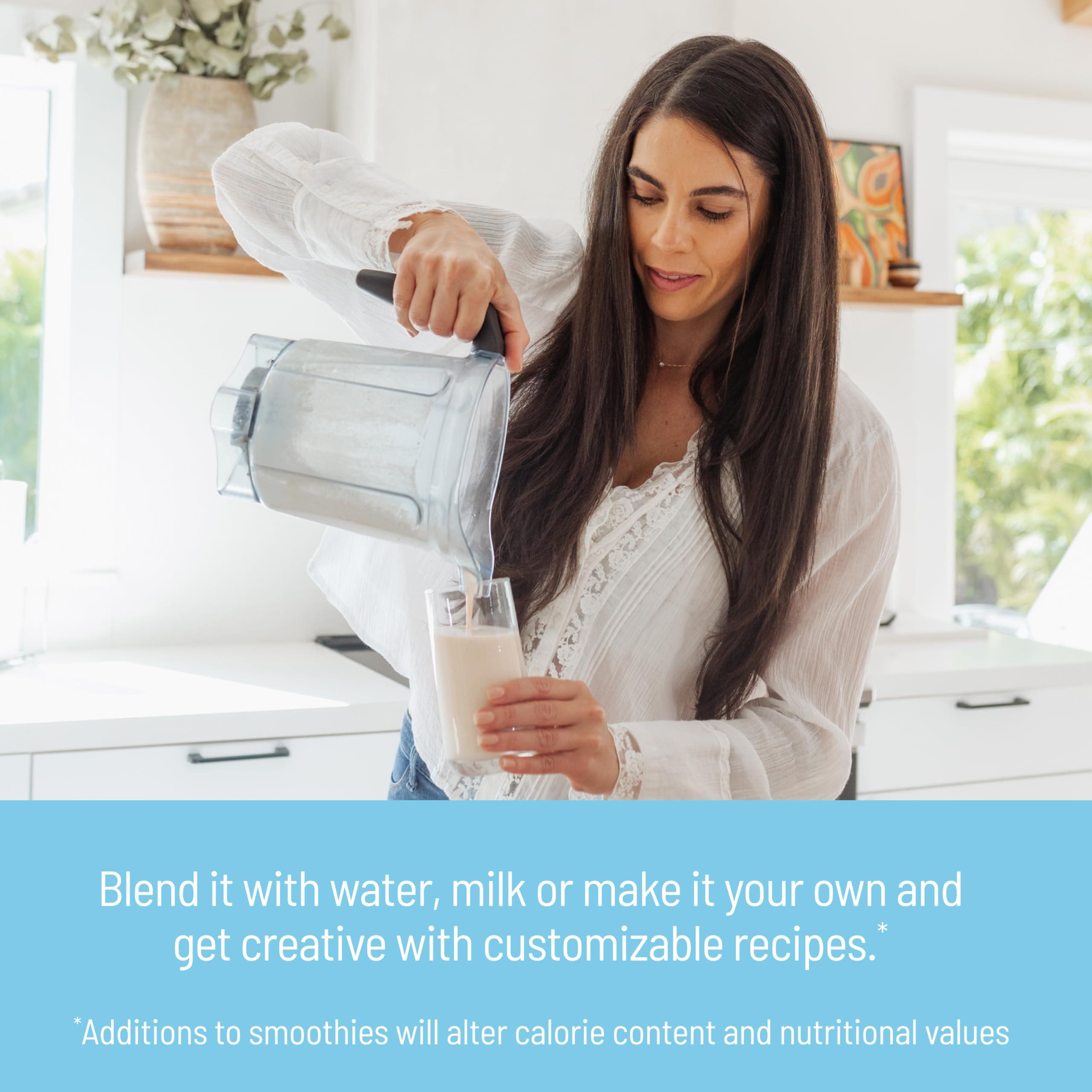 SlimFast SlimFast Snack Shake, 90 Calorie Fiber Shake, Ready to Drink, Protein Drink, Creamy Vanilla, 12 Count