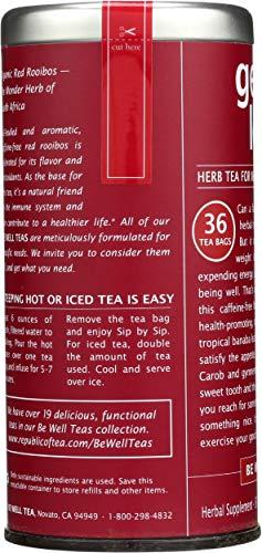 The Republic of Tea Republic Of Tea, Tea Be Well Rooibos Get Lost, 36 Count