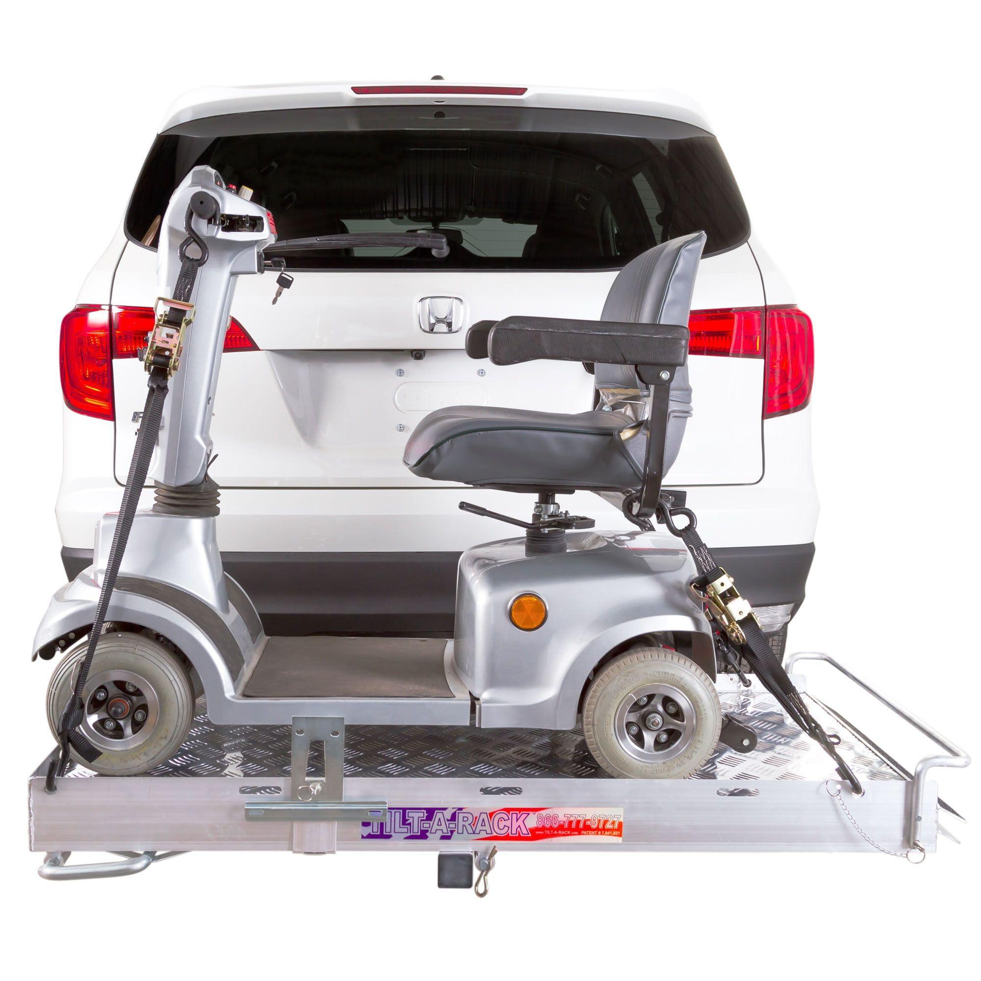 Tilt-A-Rack Tilt-A-Rack Aluminum Scooter and Wheelchair Full Size Carrier - 350 lb. Capacity