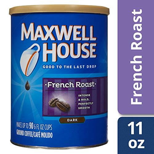 MAXWELL HOUSE Maxwell House French Blend Ground Coffee, Bold Roast, 11 Ounce Canister