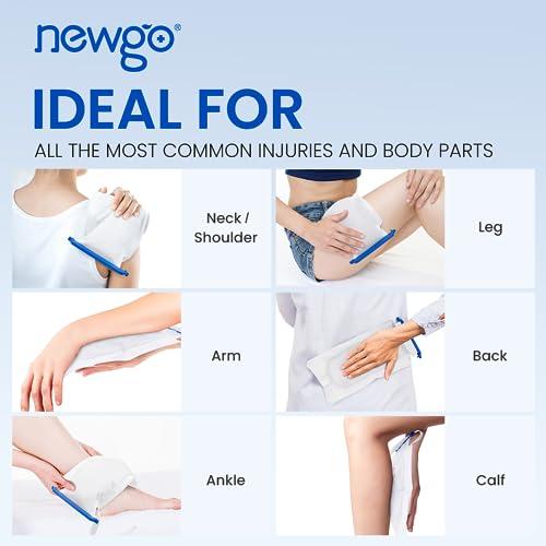 NEWGO NEWGO Bundle of Mini Ice Pack and Refillable Ice Pack 6 Pack