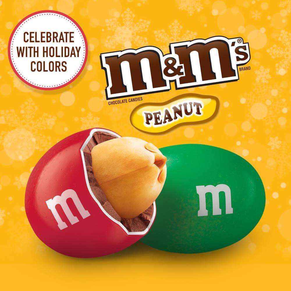 M&M'S M&M'S Holiday Peanut Chocolate Christmas Candy, 10-ounce Bag