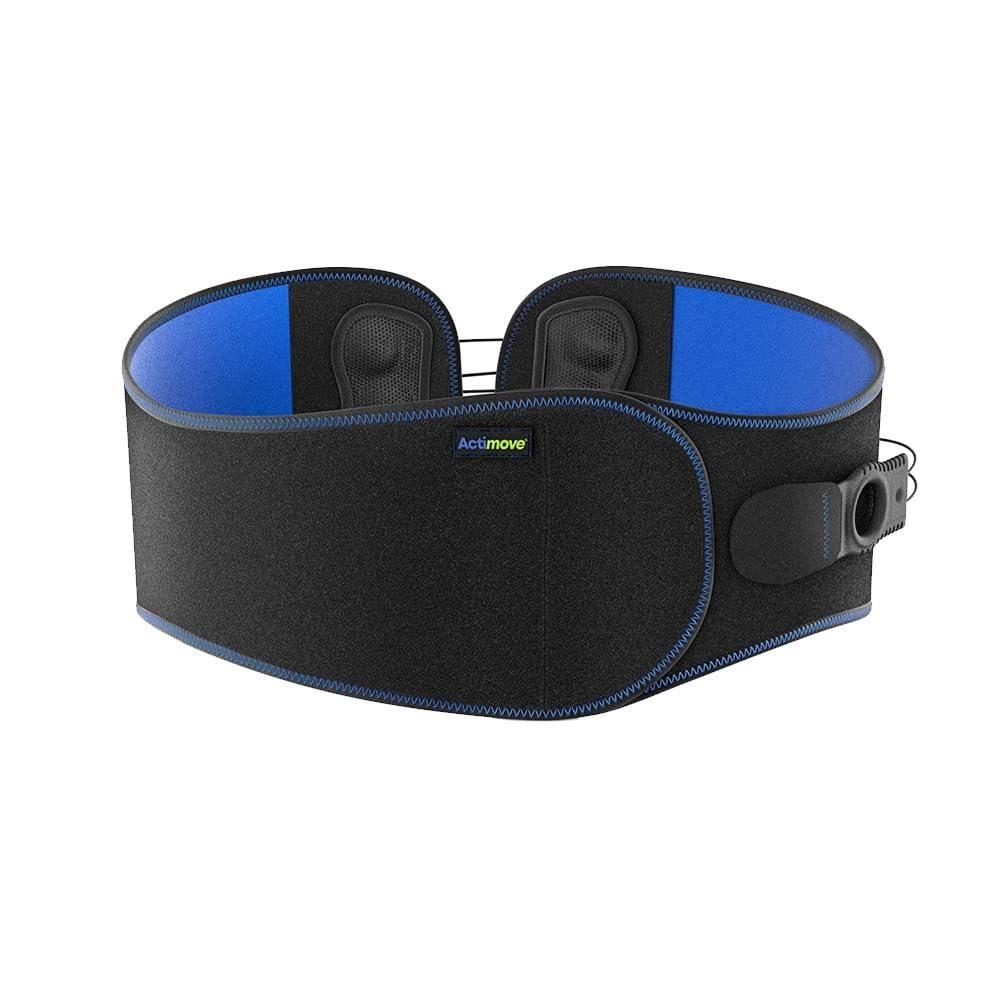 Actimove Actimove Sports Edition Back Brace for Men/ Women | Lumbar Supportwith Rigid Panel, Pressure Pads & Smart Easy-Closing-Pulley-System for Back Pain, Herniated Disc, Sciatica, Scoliosis | Black, X-Small/ Small