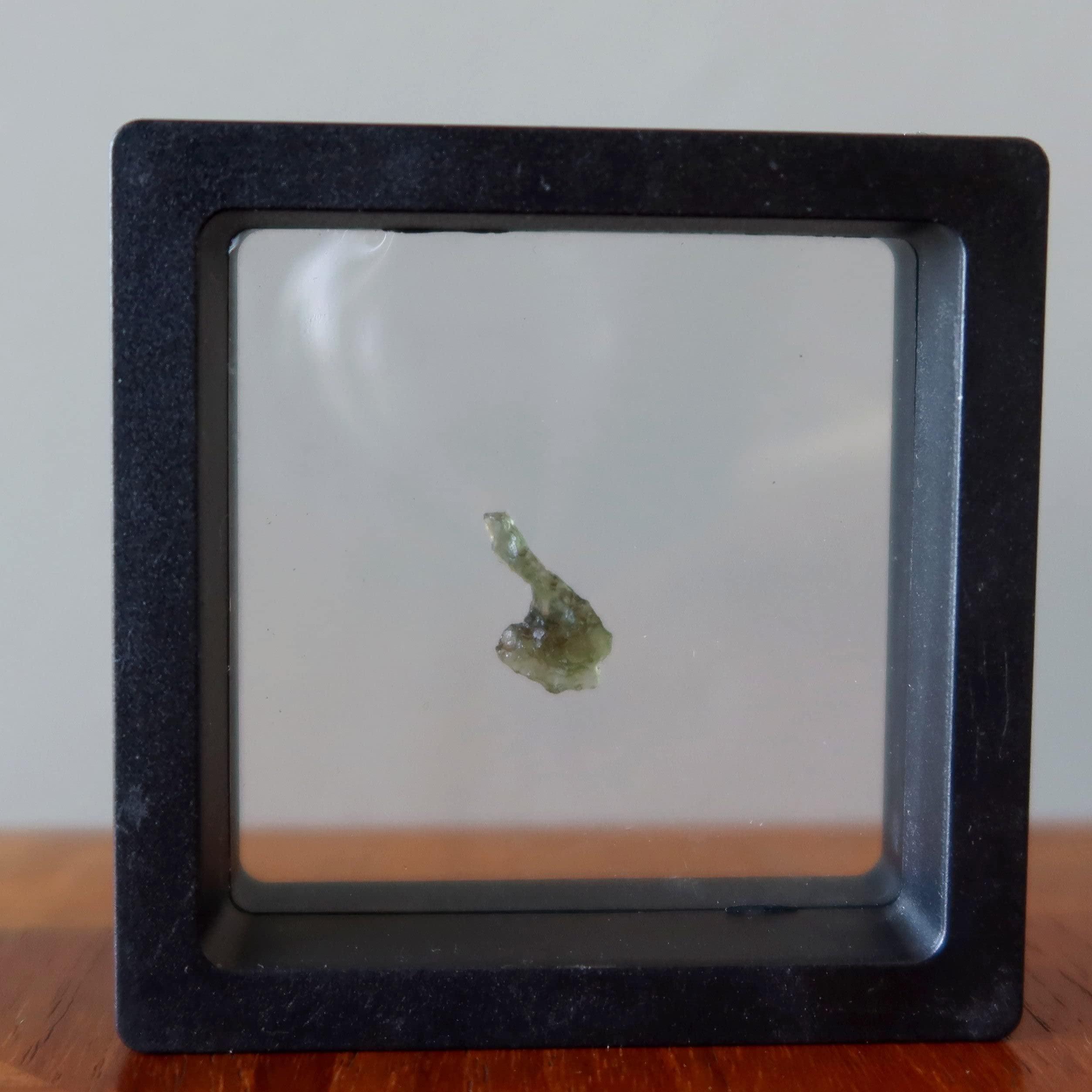 Satin Crystals Satin Crystals Moldavite Mini Tiny Real Green Gemstone Tektite Single