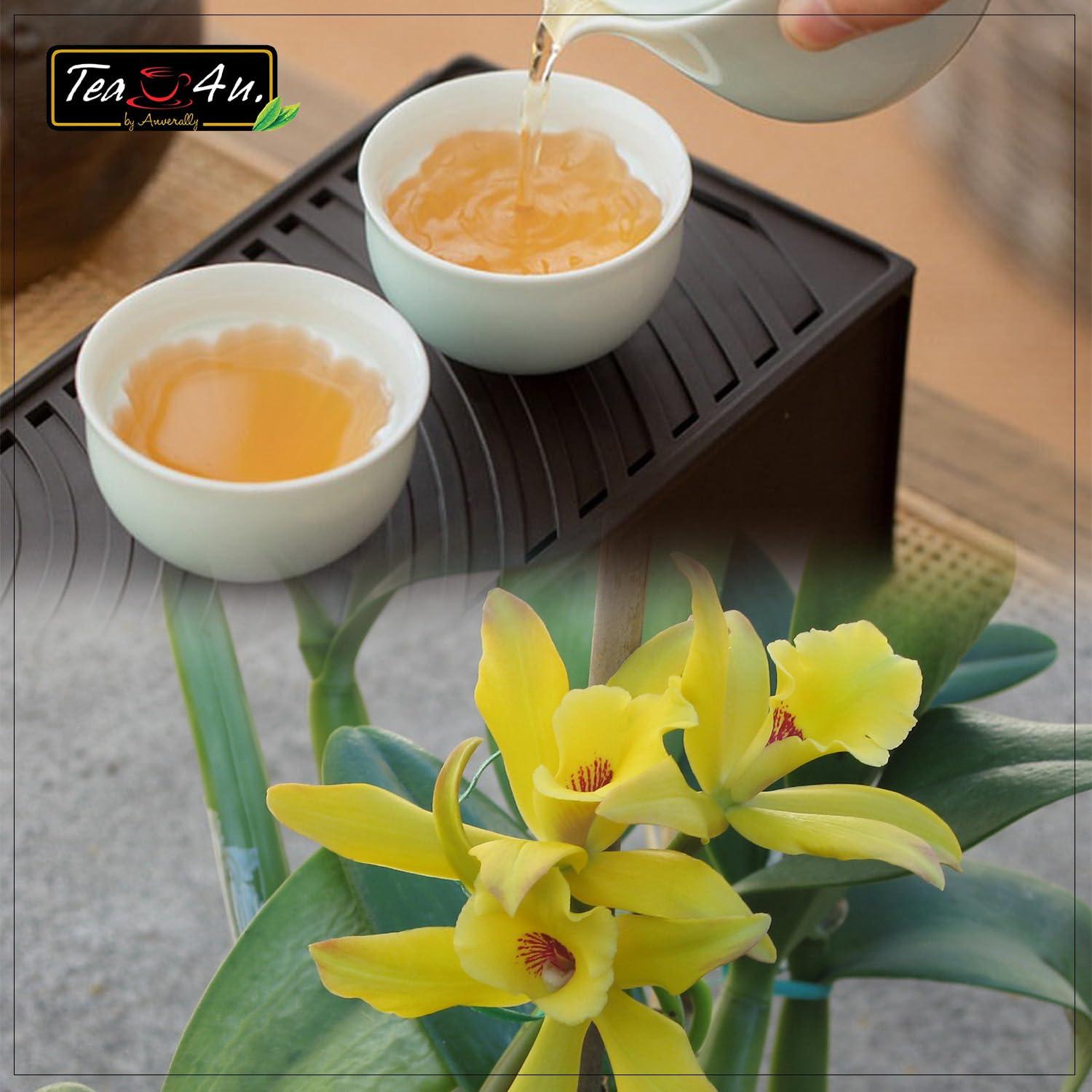 TEA 4U. BY ANVERALLY Tea4U Flavored Black Ceylon TeaBags - Vanilla | Ideal Quality from Sri Lanka\'s Finest Leaves and Expertly Blended - 25 Count