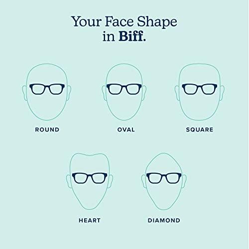 eyebobs eyebobs Biff Premium Readers for Women and Men | Round Eye Glasses | Olive Green Front and Temples | 1.25