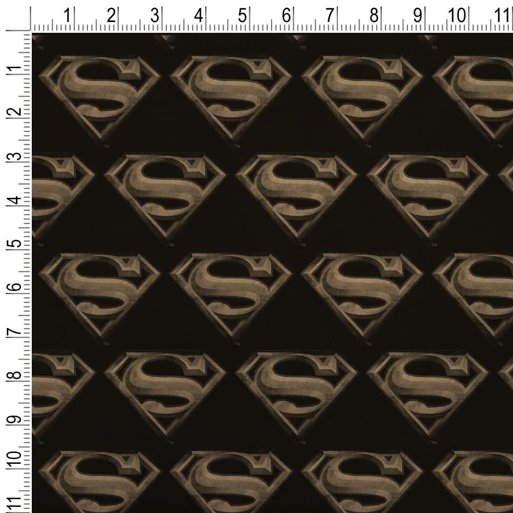 GRAPHICS & MORE GRAPHICS & MORE Superman Steel Logo Premium Kraft Roll Gift Wrap Wrapping Paper