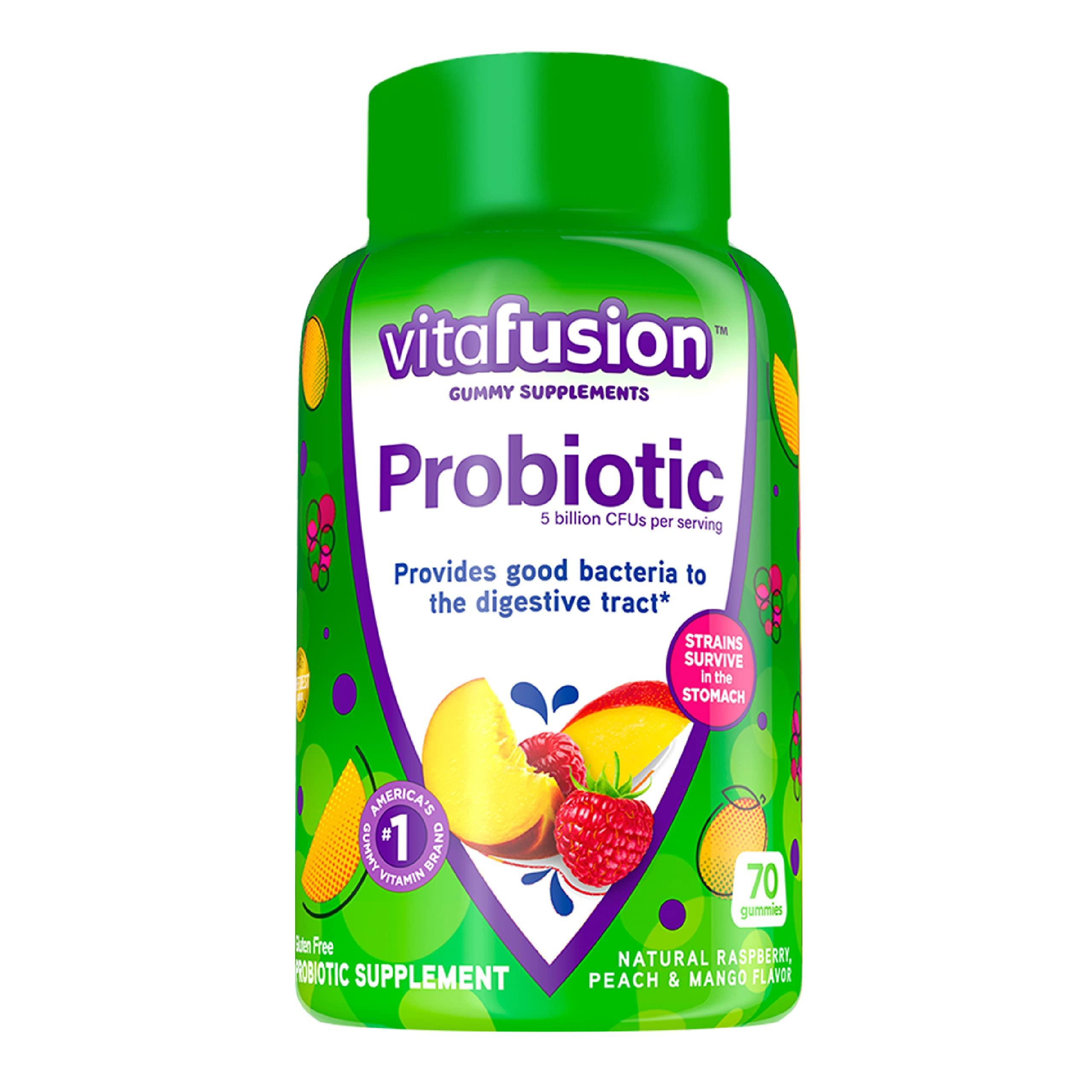 Vitafusion Vitafusion Probiotic and Vitamin C Gummy Supplements, 70 Count and 150 Count