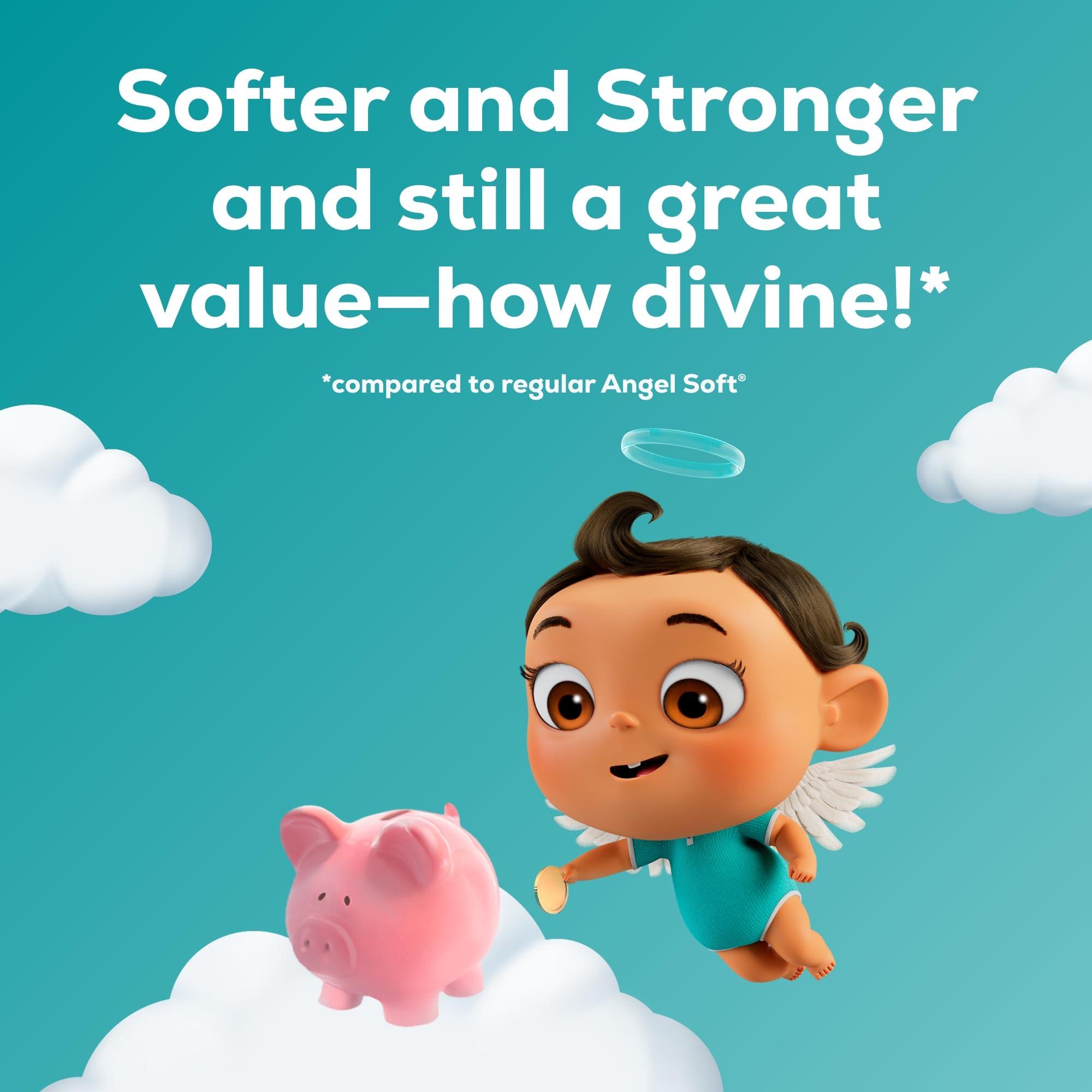 Angel Soft Angel Soft Ultra Toilet Paper, 6 Mega Rolls = 24 Regular Rolls, 2 Ply Toilet Tissue