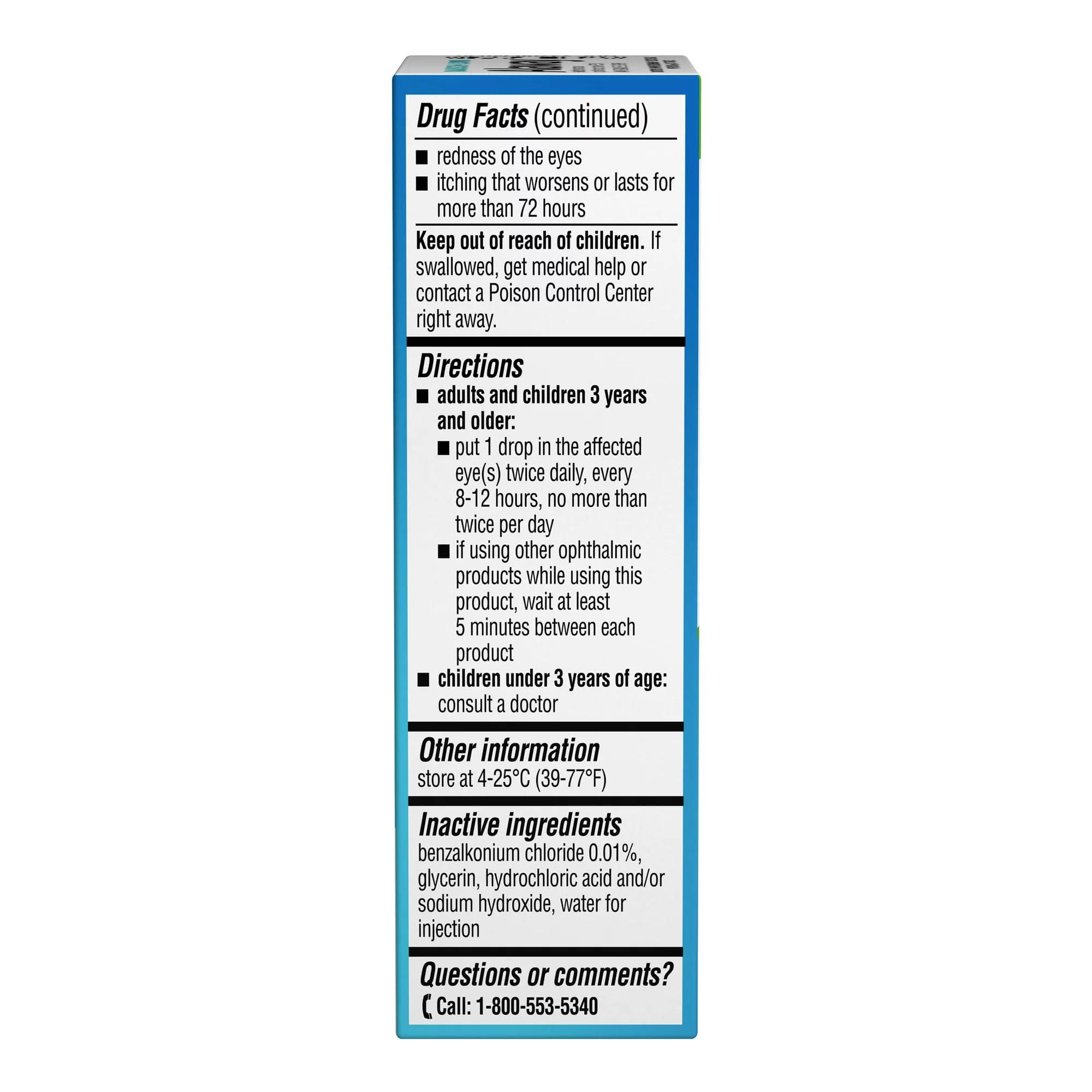 Alaway Alaway Bauch & Lomb Eye Itch Relief Drops (Pack of 6)