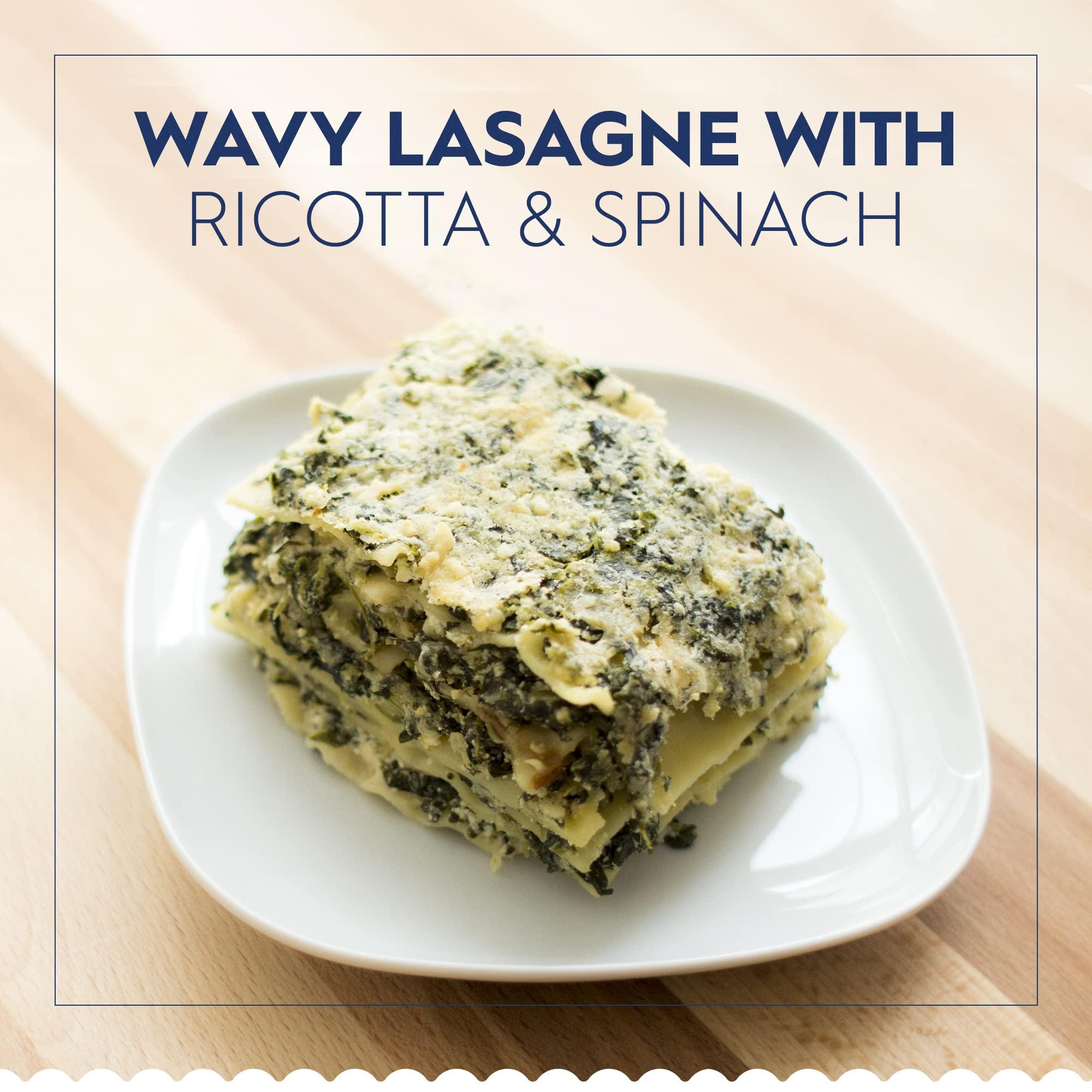 Barilla Barilla Wavy Lasagne Pasta, 16 oz. Boxes (Pack of 12) - Non-GMO Pasta Made with Durum Wheat Semolina - Kosher Certified Pasta