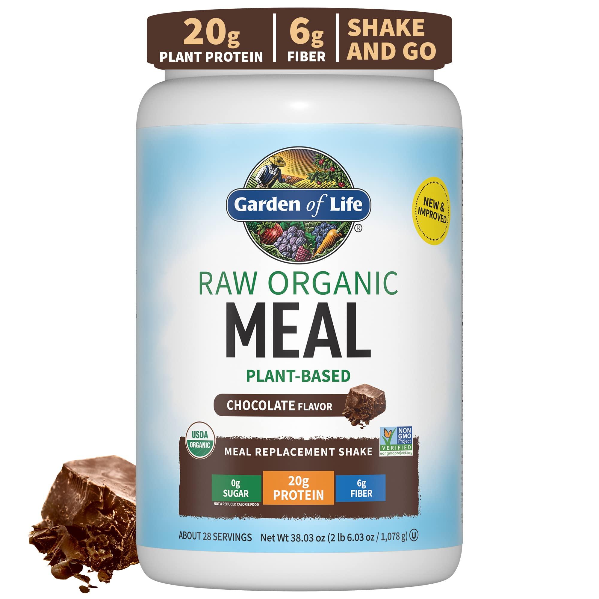 Garden of Life Garden of Life Organic Vegan Sport Protein Powder, Chocolate - Probiotics & Raw Organic Meal Replacement Shakes