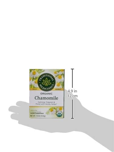 Traditional Medicinals Traditional Medicinals Organic Chamomile Herbal Tea, 16 Count