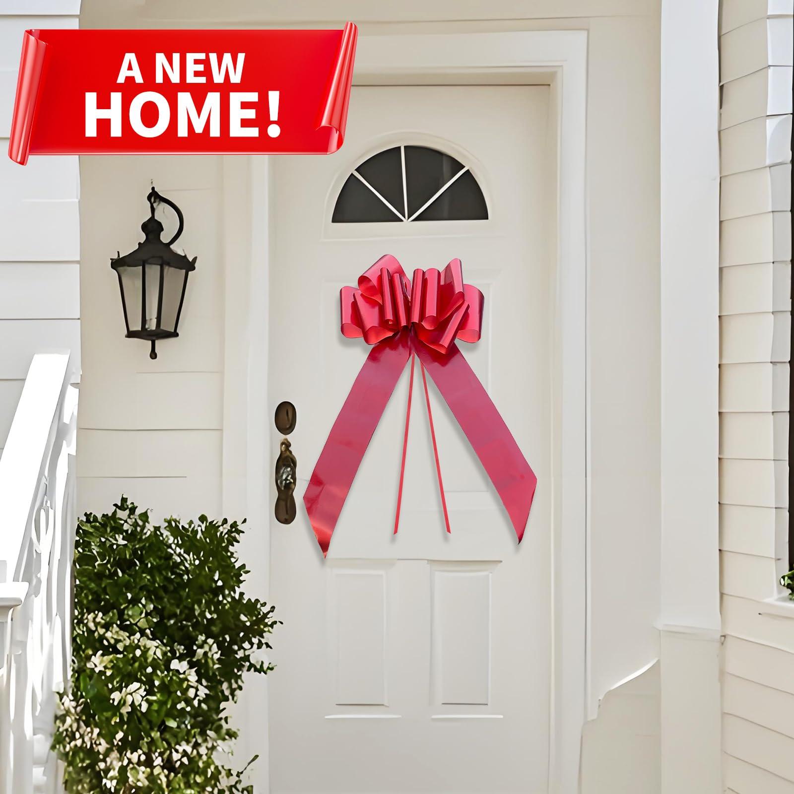 Pinkell Big Car Bow, Big Red Bow, Giant Car Bow, Large Bow, 30 Inch Bow for Large Present Decoration.