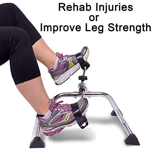 Carex Carex Under Desk Pedal Exerciser - Compact Exercise Equipment for Arms and Legs - Great for Elderly, Seniors, Disabled or Office Use
