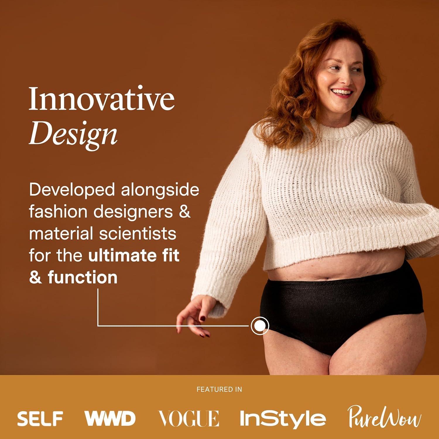 Hazel Hazel High-Waist Pull-Ups Disposable Womens Underwear, Black, Large, 10 Counts, Pack of 1