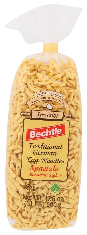 Bechtle Bechtle Bavarian Style Spaetzle Traditional German Egg Noodles, 17.6 Ounce - 2 Bags Total