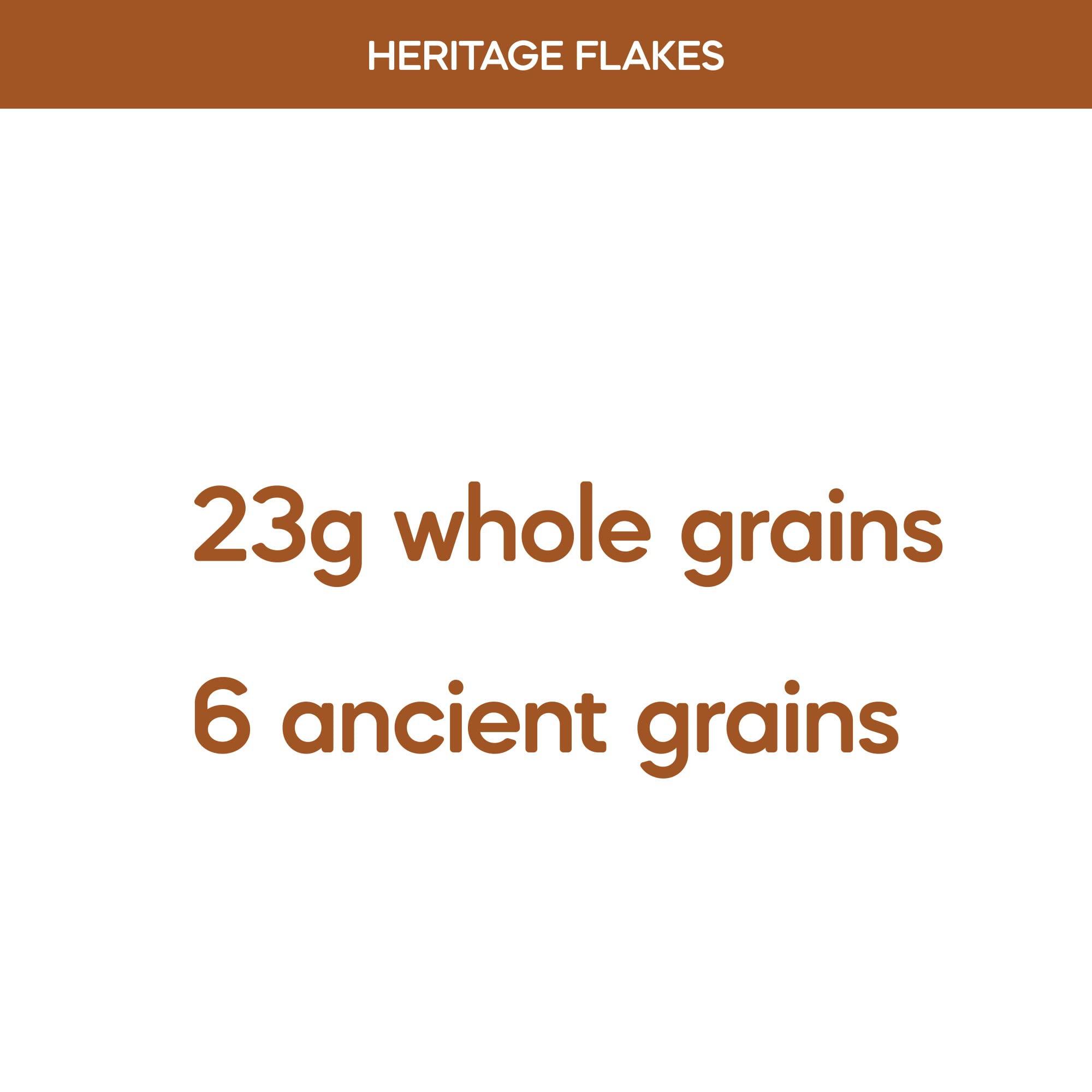 Nature's Path Nature\'s Path Organic Heritage Flakes Cereal, Rated best cereal on taste and nutrition from Consumer Reports January 2022, 33.5 Ounce (Pack of 6)