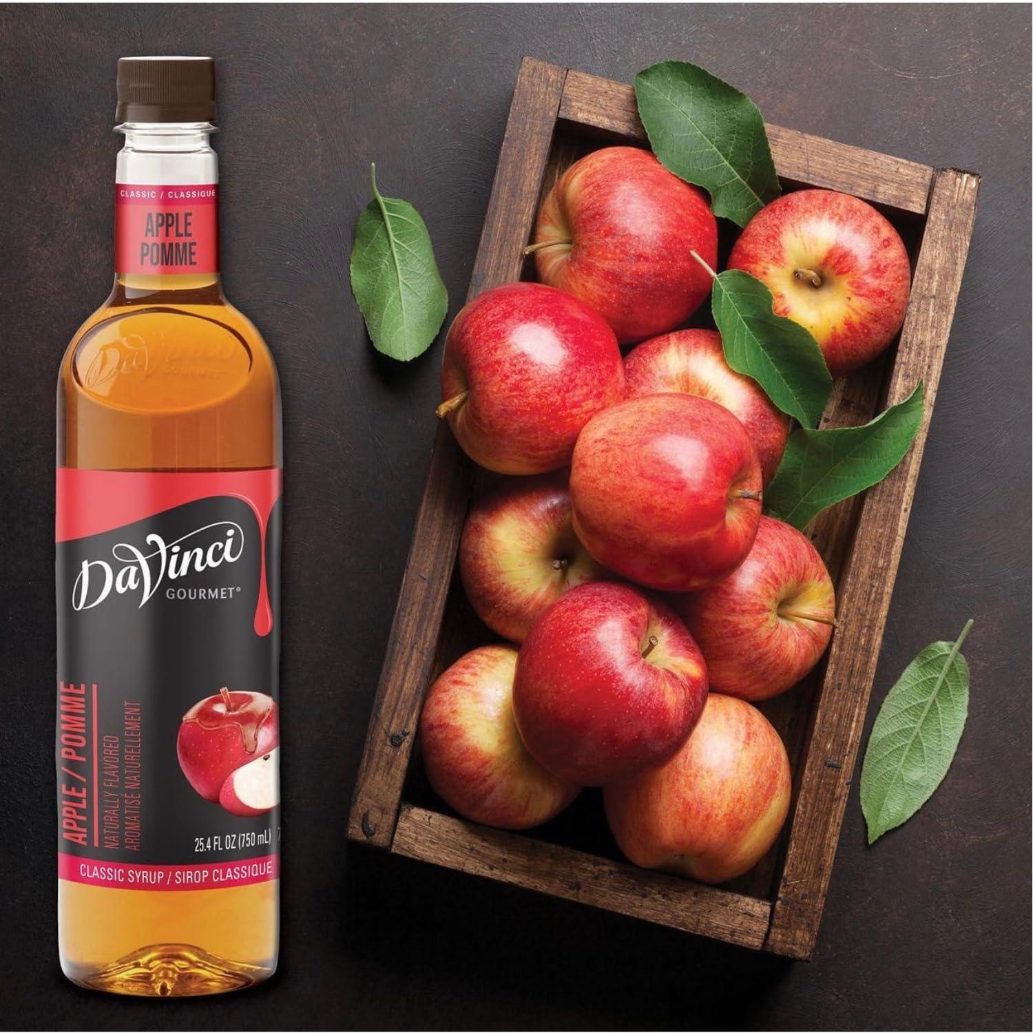 DaVinci Gourmet DaVinci Gourmet Classic Apple Syrup, 25.4 Fluid Ounce (Pack of 2)
