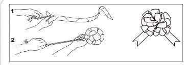 Golden Leaf Large Emerald Green Gift Wrap Pull Bows - 5\" Wide, Green Ribbon Big Pull Flower Bows for Christmas Gifts and Presents, Set of 6 (Emerald Green)