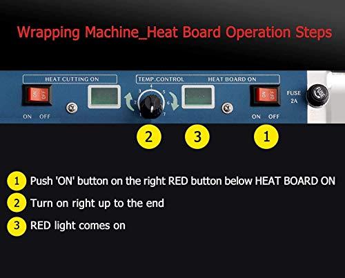VisionTechShop VisionTechShop VTH-500, 20 Inch / 500 mm Hand Wrapping Machine Film Wrapper for Food Packaging, Large Tray, MADE IN KOREA
