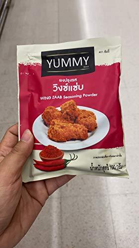 Yummy Yummy Brand, WING ZAAB Seasoning Powder 100g X 2 Packs