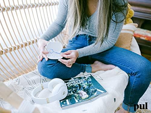 The Pultool PUL Clear Aligner & Retainer Case Compatible with Invisalign, Pul Tool, Retainers, Dentures, Mouthguards, Nightguards, & Floss Picks - Secure Magnetic Closure for Slim, Sleek Durable Design (Gray)