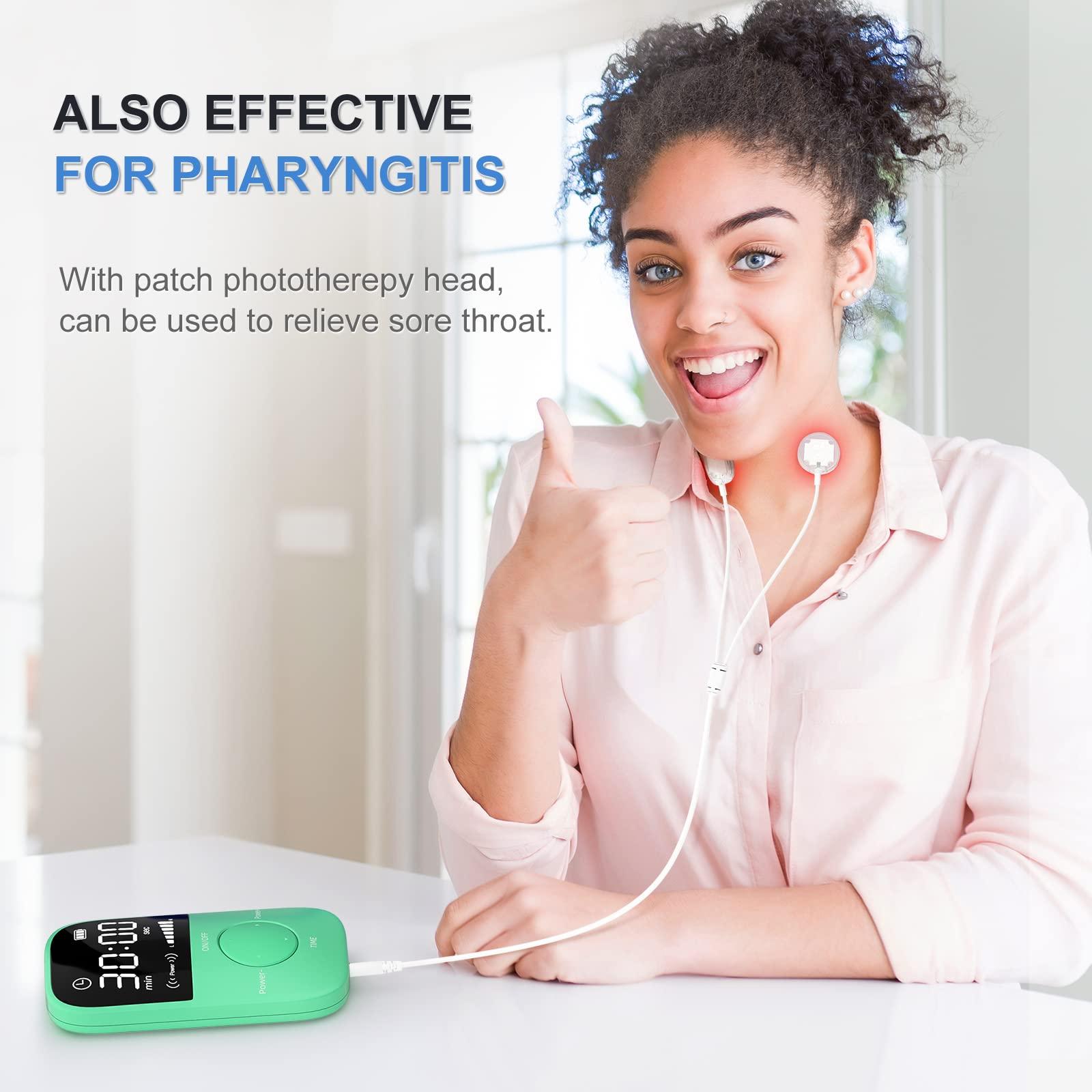 LASEPREHT LASEPREHT Red Light Nasal Therapy Device, 650nm Red Light Device for Nose Sore Throat, Upgraded Nasal Red Light Therapy Device for Runny Nose Allergy Relief Sneeze, Red Light Nose Treatment