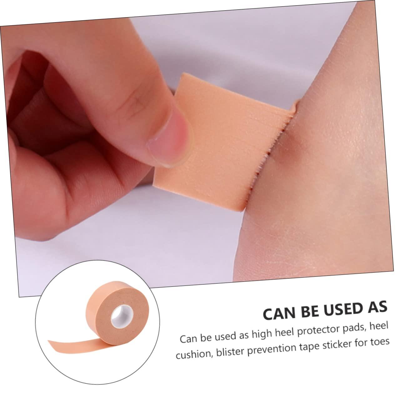 Healifty 3Pcs Anti-wear Stickers for Heels Anti- wear Foot Care Sticker Exercise Stickers Anti Tape Foot Protectors for feet Heel Stickers for Women pe Foam Patch Tape roll
